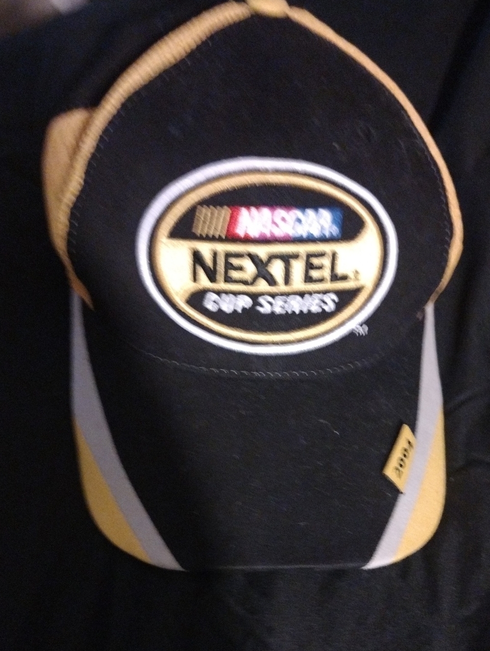Black and Gold NASCAR Nextel Cup Series Cap